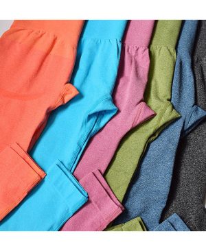 ⁦<h1 class="product_title entry-title">بنطلون يوغا ضيق مرن بخصر عالٍ للياقة البدنية</h1>⁩ - الصورة ⁦7⁩