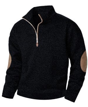 <h1 class="product_title entry-title">Men's Casual Jacquard Cardigan Sweater With Jointed Panels</h1> - Image 6