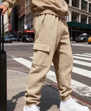 <h1 class="product_title entry-title">Men's Loose Fit Casual Sports Jacquard Outdoor Work Trousers For Commuting</h1> - Image 6