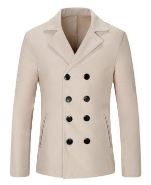 ⁦<h1 class="product_title entry-title">معطف رجال الأعمال غير الرسمي من الصوف</h1>⁩ - الصورة ⁦5⁩