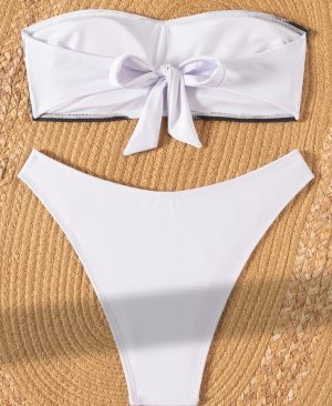 <h1 class="product_title entry-title">Tube-top Bikini Swimsuit Set For Women</h1> - Image 4