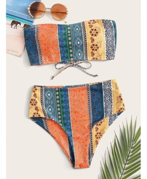 ⁦<h1 class="product_title entry-title">طقم بيكيني مثير بطبعة عصرية</h1>⁩ - الصورة ⁦4⁩