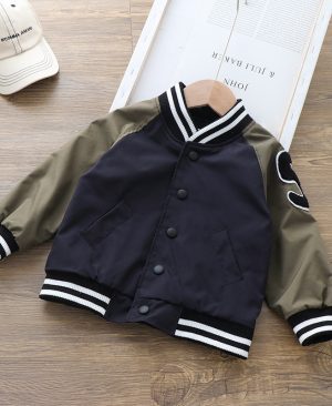 <h1 class="product_title entry-title">New Boys Handsome Baseball Uniform Coat Stand Collar Jacket</h1> - Image 5