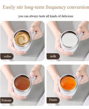 <h1 class="product_title entry-title">Rechargeable Model Automatic Stirring Cup Coffee Cup High Value Electric Stirring Cup Lazy Milkshake Rotating Magnetic Water Cup</h1> - Image 5