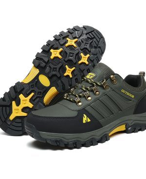 ⁦<h1 class="product_title entry-title">أحذية رجالية خريفية خارجية أحذية مشي منخفضة القمة مزودة بأربطة رياضية عادية</h1>⁩ - الصورة ⁦3⁩