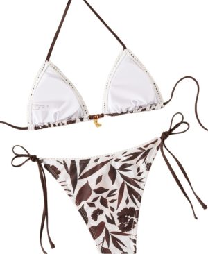 ⁦<h1 class="product_title entry-title">بيكيني مع حواف مزخرفة مطبوعة</h1>⁩ - الصورة ⁦3⁩