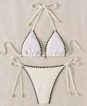 <h1 class="product_title entry-title">Women's Sexy Printed Multi-Color Drawstring Bikini Swimsuit</h1> - Image 7