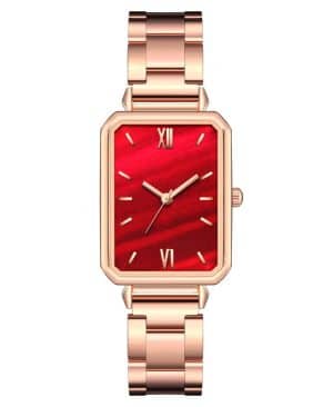 ⁦<h1 class="product_title entry-title">ساعة نسائية عصرية مربعة من الفولاذ مع حركة كوارتز</h1>⁩ - الصورة ⁦7⁩