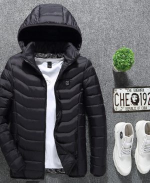 <h1 class="product_title entry-title">Winter Heated Jacket USB Electric Cotton Coat Zip-up Heater Thermal Clothing Heating Vest For Men</h1> - Image 3