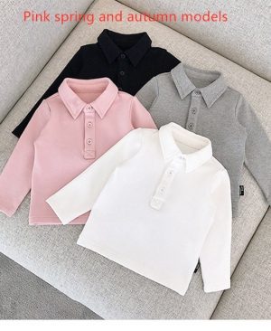 <h1 class="product_title entry-title">Baby Long Sleeve T-Shirt Polo Shirt</h1> - Image 7