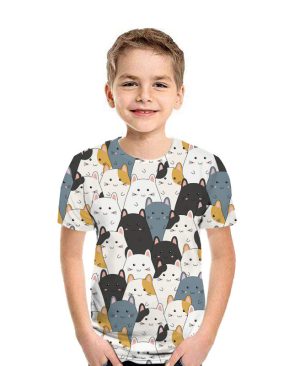 <h1 class="product_title entry-title">Casual 3D Printed Kids Short Sleeves</h1> - Image 5