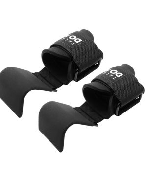 <h1 class="product_title entry-title">Weight Lifting Hook Grips Padded With Wrist Wraps Hand-Bar Powerlifting Gloves Heavy Duty Pull-ups Hooks Gym Training Straps</h1> - Image 6