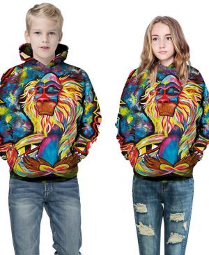 <h1 class="product_title entry-title">Digital Printed Children's Hooded Sweater For Kids</h1> - Image 4