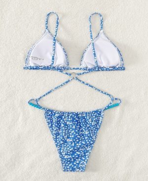 <h1 class="product_title entry-title">Women's Sexy Floral Print One-Piece Swimsuit Bikini</h1> - Image 5