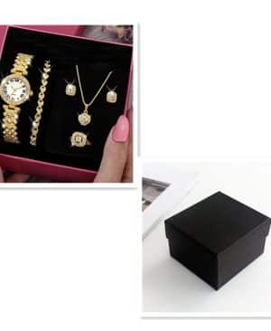 <h1 class="product_title entry-title">Full Diamond Luxury Bracelet Watch Suit Women's Quartz</h1> - Image 8