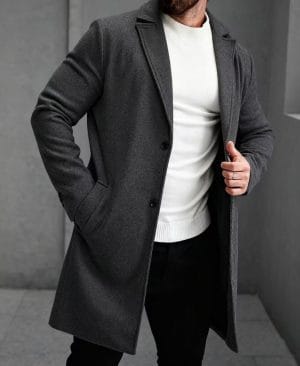 <h1 class="product_title entry-title">Classic Versatile Business-style High-end Single-breasted Casual Trench Coat</h1> - Image 5