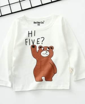 Cartoon children's long sleeve t-shirt bottoming shirt - Image 4