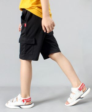 Summer New Boys' Cotton Casual Overalls Shorts - Image 4