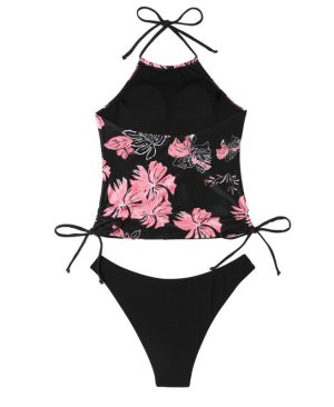 ⁦<h1 class="product_title entry-title">مايوه مطبوع بحمالة عنق قابلة للتعديل وخلفية مكشوفة سريع الجفاف</h1>⁩ - الصورة ⁦5⁩