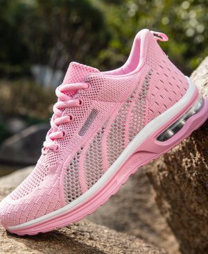 <h1 class="product_title entry-title">Mesh Women's Breathable Shoes Flying Woven Air Cushion</h1> - Image 4