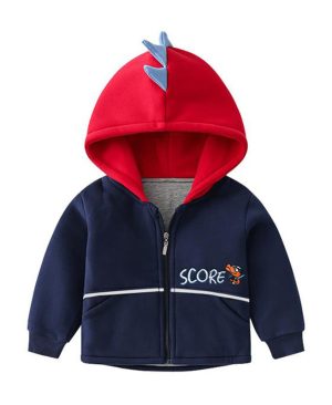 Fashionable Kids Warm Thick Hooded Jacket - Image 5