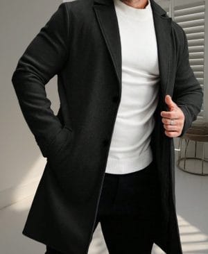 <h1 class="product_title entry-title">Classic Versatile Business-style High-end Single-breasted Casual Trench Coat</h1> - Image 7