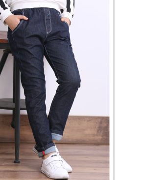 <h1 class="product_title entry-title">Children's Clothing, Boys' Jeans With Thick Fleece, Winter Children's Casual Wear</h1> - Image 3