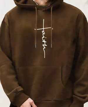<h1 class="product_title entry-title">Men's Casual Printed Hoodie With Drawstring</h1> - Image 3