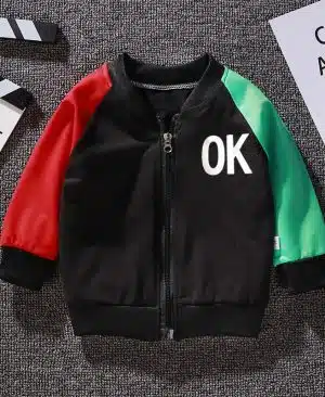 <h1 class="product_title entry-title">Boys And Girls Jackets Korean Baseball Uniforms Children's Babies Casual Western Style</h1> - Image 1