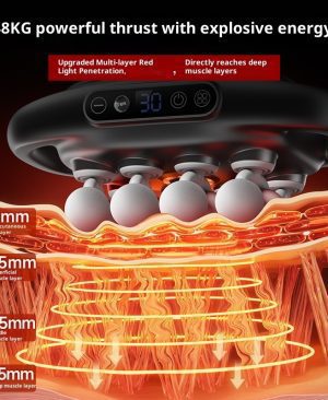 ⁦<h1 class="product_title entry-title">مساج للاسترخاء العضلي مسدس تدليك متعدد الرؤوس تدليك عميق للياقة البدنية للجسم مساج كهربائي للاسترخاء للظهر والكتفين والساقين والقدم 16 رأس</h1>⁩ - الصورة ⁦8⁩