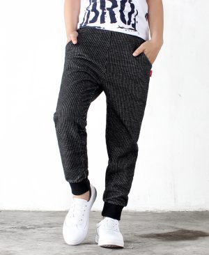 Boys' Trousers Girls' Knitted Children's Pants Casual Children's Jeans - Image 4