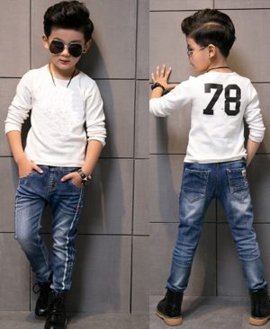 ⁦<h1 class="product_title entry-title">بنطال كاجوال مستقيم للأطفال من CUHK</h1>⁩ - الصورة ⁦4⁩