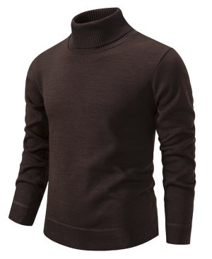 <h1 class="product_title entry-title">Men's Turtleneck Pullover Sweater Fashion</h1> - Image 10