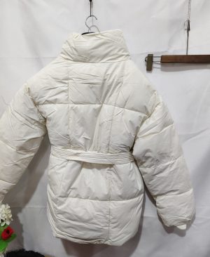 <h1 class="product_title entry-title">Winter Thickened Jacket Fashion Lapel Cotton Coat With Belt Warm Casual Top Outwear Women's Clothing</h1> - Image 3