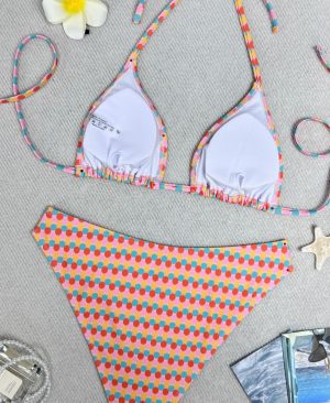 <h1 class="product_title entry-title">Printed Triangle-bra Bikini Swimsuit Set</h1> - Image 3
