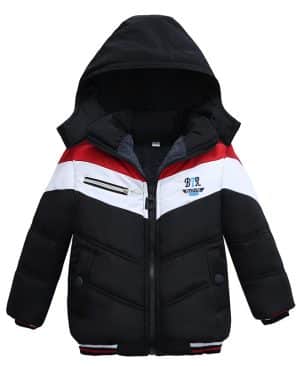 ⁦<h1 class="product_title entry-title">جاكيت مبطن بغطاء رأس بأكمام طويلة للأولاد</h1>⁩ - الصورة ⁦5⁩