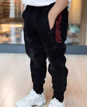 ⁦<h1 class="product_title entry-title">بنطلون جينز أسود للأطفال بنمط فردي لربيع وخريف الأولاد</h1>⁩ - الصورة ⁦5⁩