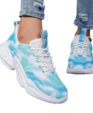 <h1 class="product_title entry-title">Casual Flower Sneakers Flat Large Size Upturned Lace-up</h1> - Image 7