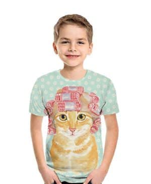 <h1 class="product_title entry-title">Casual 3D Printed Kids Short Sleeves</h1> - Image 3