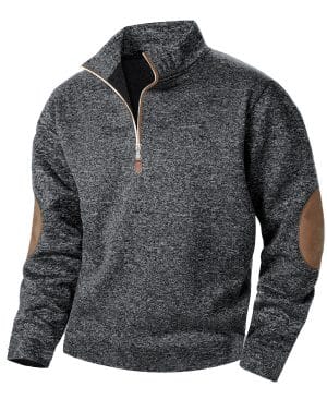 <h1 class="product_title entry-title">Men's Casual Jacquard Cardigan Sweater With Jointed Panels</h1> - Image 10