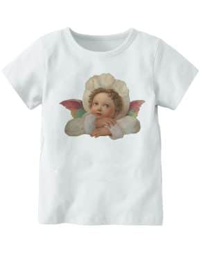 <h1 class="product_title entry-title">Printed Men's And Women's Short-sleeved T-shirt White</h1> - Image 3