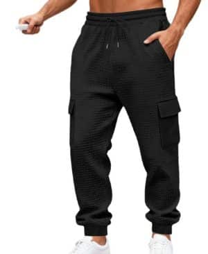 <h1 class="product_title entry-title">Men's Loose Fit Casual Sports Jacquard Outdoor Work Trousers For Commuting</h1> - Image 8