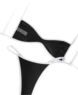 <h1 class="product_title entry-title">Non Coaster Strapless Adjustable Waistband Bikini Swimsuit Set</h1> - Image 3