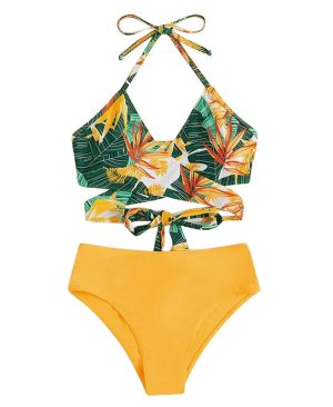 ⁦<h1 class="product_title entry-title">بيكيني نسائي بتصميم صدرية مزهرة بدون ظهر - قطعتين</h1>⁩ - الصورة ⁦4⁩