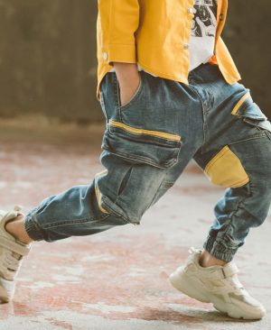 <h1 class="product_title entry-title">Boys Spring And Autumn Denim Overalls Trousers</h1> - Image 3