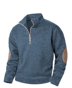 <h1 class="product_title entry-title">Men's Casual Jacquard Cardigan Sweater With Jointed Panels</h1> - Image 9