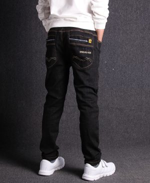 <h1 class="product_title entry-title">Boys Jeans New Product Micro Stretch Comfortable Black Pants</h1> - Image 3