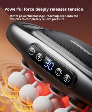 ⁦<h1 class="product_title entry-title">مساج للاسترخاء العضلي مسدس تدليك متعدد الرؤوس تدليك عميق للياقة البدنية للجسم مساج كهربائي للاسترخاء للظهر والكتفين والساقين والقدم 16 رأس</h1>⁩ - الصورة ⁦3⁩