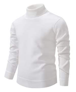 <h1 class="product_title entry-title">Men's Turtleneck Pullover Sweater Fashion</h1> - Image 3