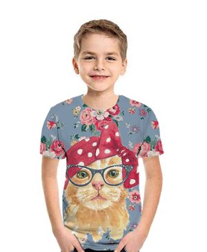 <h1 class="product_title entry-title">Casual 3D Printed Kids Short Sleeves</h1> - Image 7